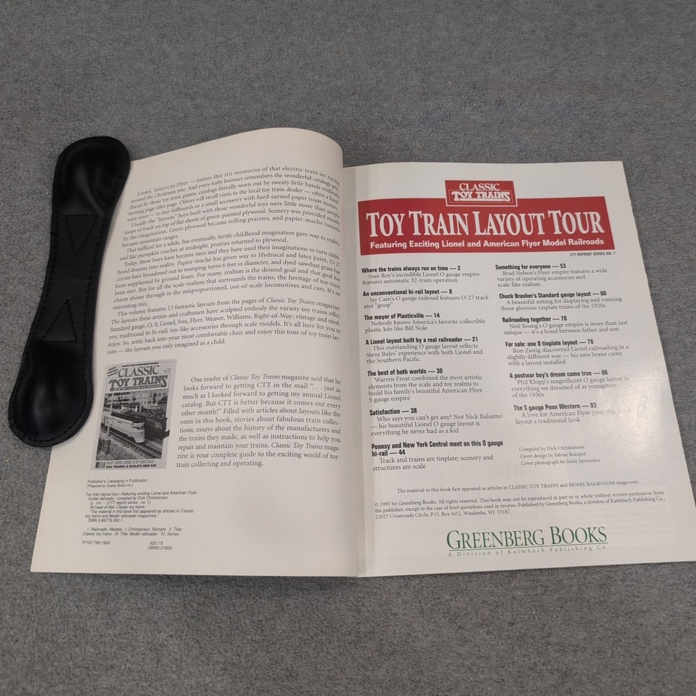 Classic Toy Trains Toy Train Layout Tour Greenberg Books Lionel American Flyer - Picture 3 of 3